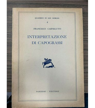 Interpretazione di Capograssi