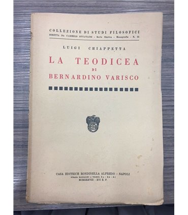 La teodicea di Bernardino Varisco
