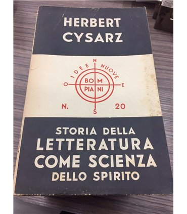 Storia della letteratura come scienza e spirito