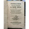 Instruction d'un pere a son fils, sur la maniere de se conduire dans le Monde