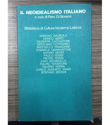Il neoidealismo italiano