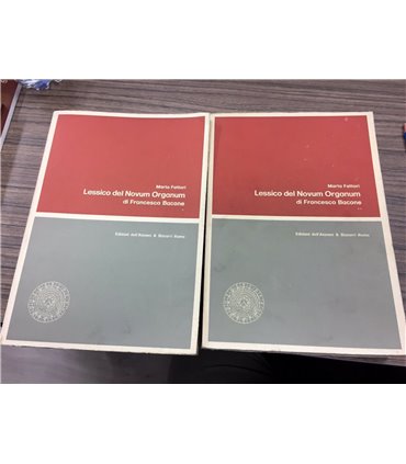 Lessico del Novum Organum di Francesco Bacone