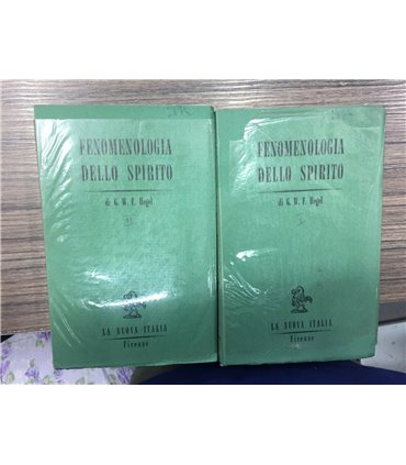 Fenomenologia dello spirito. 2 voll