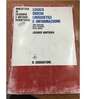 Logica giochi linguistici e informazione