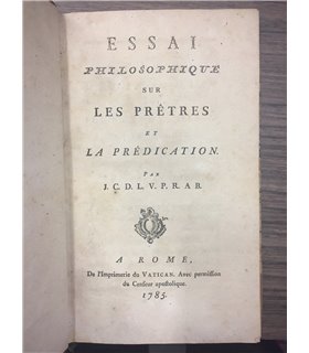 Essai philosophique les prétres et la prédication