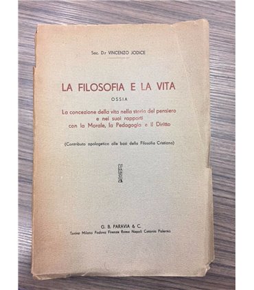 La filosofia e la vita