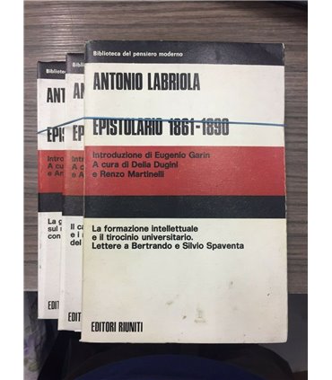 Epistolario. 3 voll