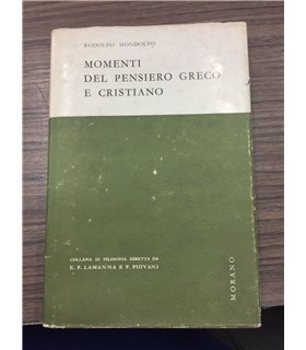 Momenti del pensiero greco e cristiano