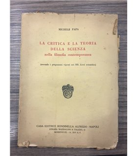 La critica e la teoria della scienza nella filosofia contemporanea