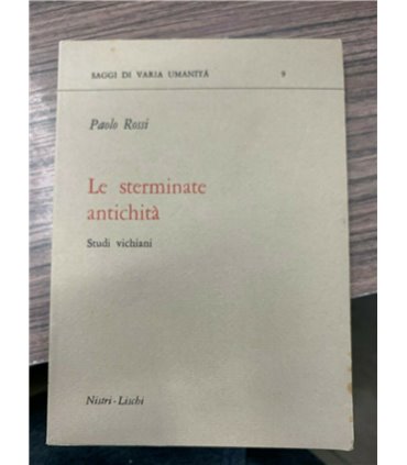 Le sterminate antichità. Studi Vichiani