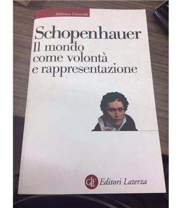 Il mondo come volontà e rappresentazione