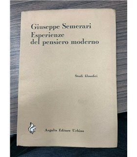 Esperienze del pensiero moderno
