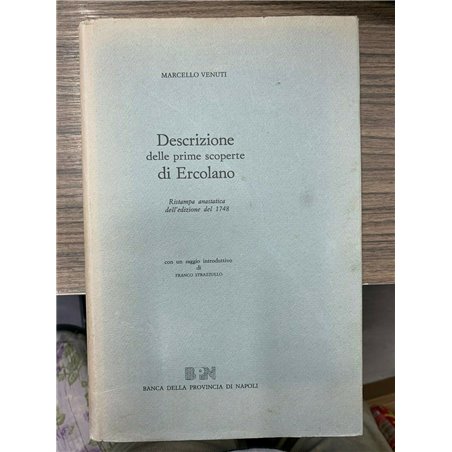 Descrizione delle prime scoperte di Ercolano