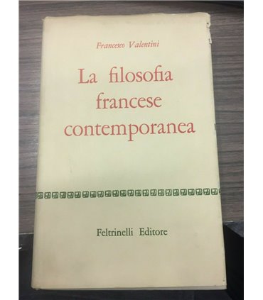 La filosofia francese contemporanea