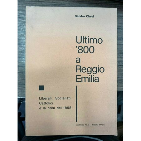 Ultimo '800 a Reggio Emilia