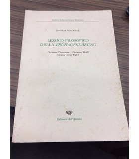 Lessico filosofico della Fruhaufklarung
