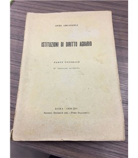 Istituzioni di Diritto Agrario