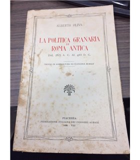 La politica granaria di Roma Antica dal 265 A.C. al 410 D.C