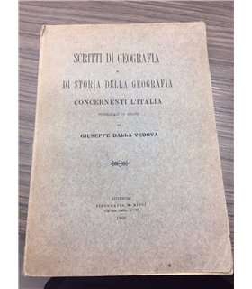 Scritti di geografia e di storia della geografia concernenti l'Italia