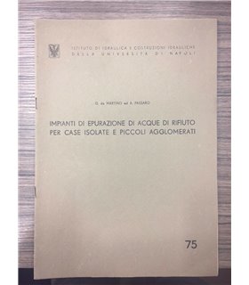 Impianti di epurazione di acque di rifiuto per case isolate e piccoli agglomerati