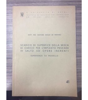 Scarico di superficie della vasca di carico per l'impianto Pescara IV salto ed opere inerenti