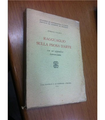 Ragguaglio sulla prosa d'arte. Con un'appendice dannunziana