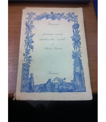 Penna rossa inchiostro verde