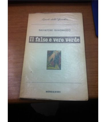 Il falso e vero verde con un discorso sulla poesia