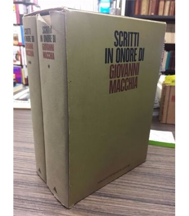 Scritti in onore di Giovanni Macchia. 2 voll