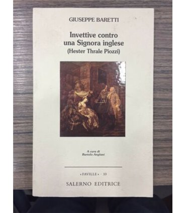 Invettive contro una Signora inglese. (Hester Thrale Piozzi)
