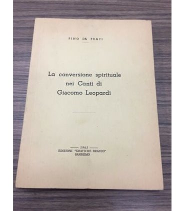 La conversione spirituale nei Canti di Giacomo Leopardi