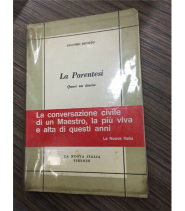 La parentesi. Quasi un diario