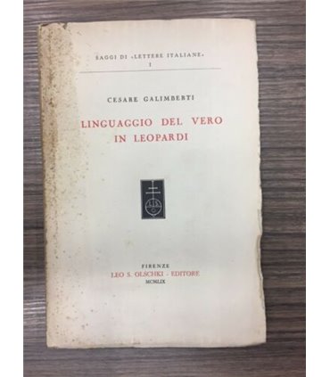Linguaggio del vero in Leopardi