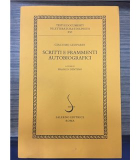 Scritti e frammenti autobiografici