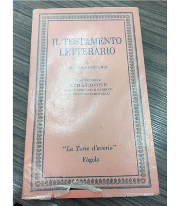 Il testamento letterario