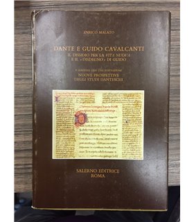 Dante e Guido Cavalcanti. Il dissidio per la Vita nuova e il "disdegno" di Guido