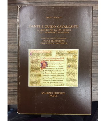 Dante e Guido Cavalcanti. Il dissidio per la Vita nuova e il "disdegno" di Guido