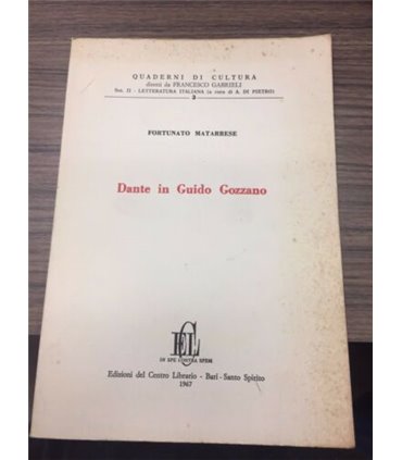 Dante in Guido Gozzano