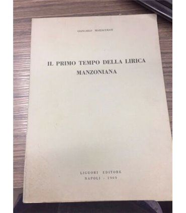 Il primo tempo della lirica manzoniana
