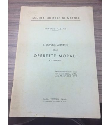 Il duplice aspetto delle operette morali di G. Leopardi