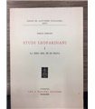 Studi leopardiani. I. La sera del dì di festa
