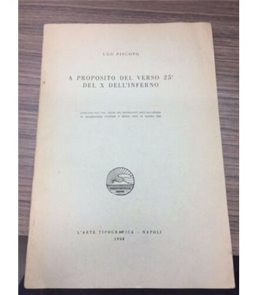 A proposito del verso 25° del X dell'Inferno