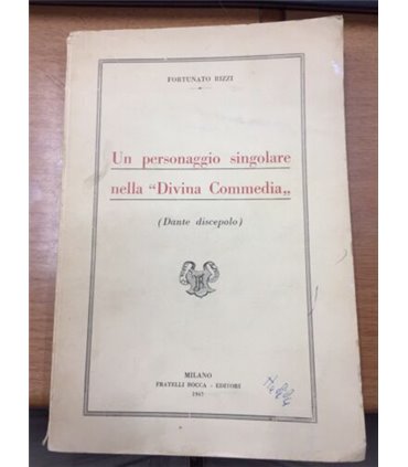 Un personaggio singolare nella "Divina Commedia"