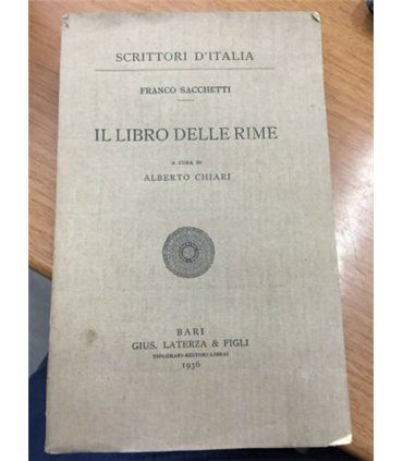 Il libro delle rime