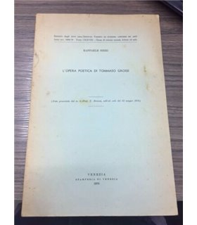 L'opera poetica di Tommaso Grossi