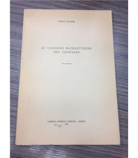 Le canzoni patriottiche del Leopardi