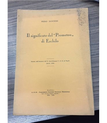 Il significato del "Prometeo" di Eschilo