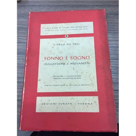 Sonno e sogno. (Suggestione e medianità)