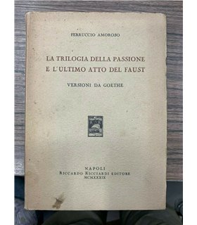 La trilogica della passione e l'ultimo atto del Faust. Versioni da Goethe