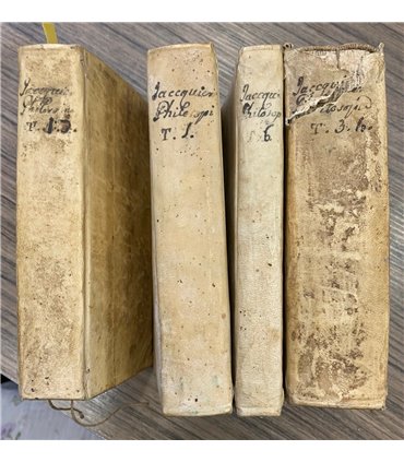 Institutiones philosophicae ad studia theologica potissimum accomodata. 6 tomi in 4 volumi